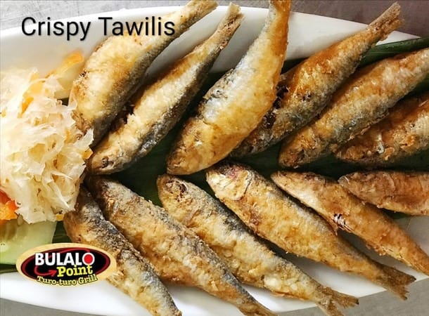 Perfect appetizer while eating Bulalo is the Crispy Tawilis