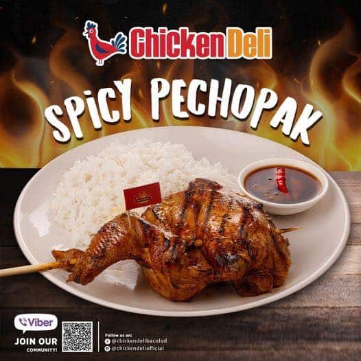 Spicy lovers would love this Spicy Pechopak Inasal at Chicken Deli