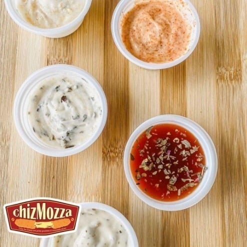Add these premium dips together with you mozza bites for affordable price