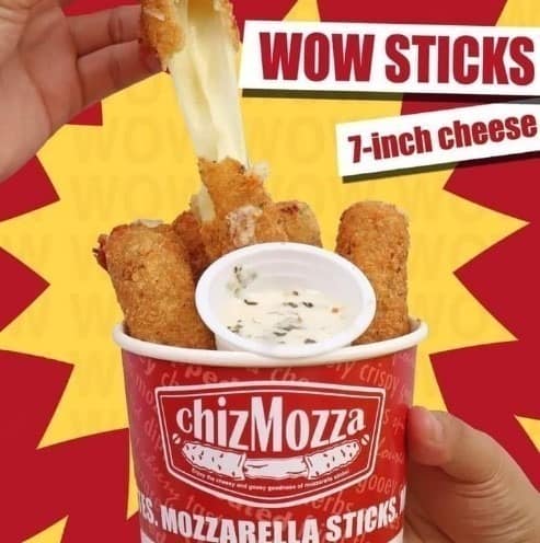 Mozza sticks just made WOW with ChizMozza's WOW sticks.