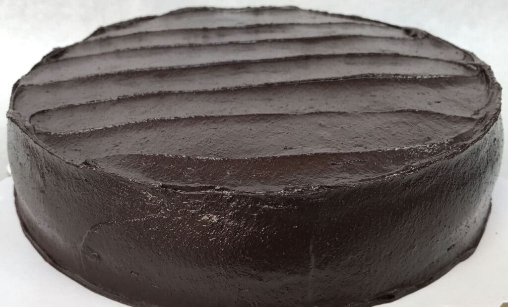 One of the signature cakes in Chocolat, this Deep Dark Classic cake.