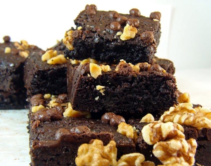 not just your regular brownies, these are fudge walnut brownies.