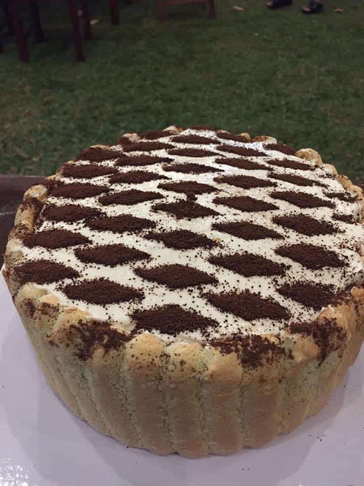 A traditional Italian dessert turned into cake, Tiramisu cake 