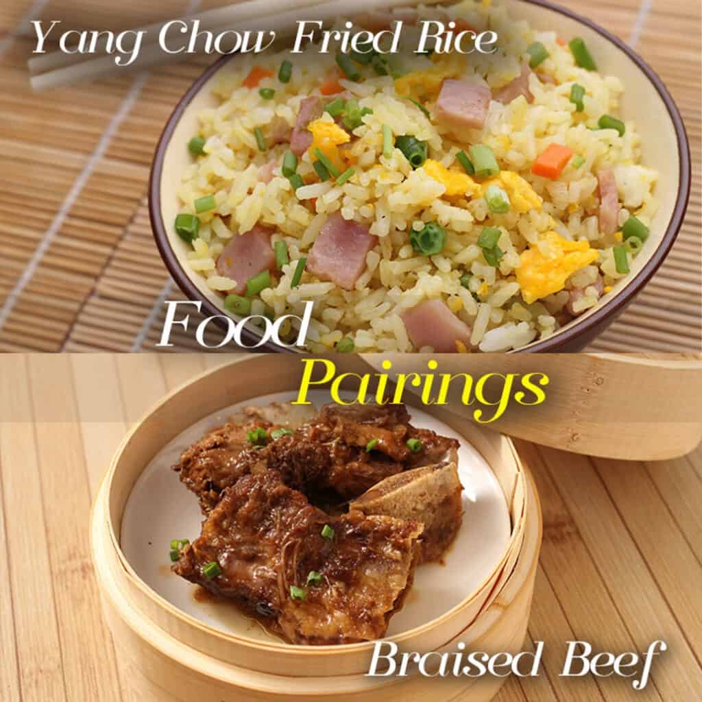 Yang Chow Fried Rice + Braised Beef = perfect combination. Try this at DADS World Buffet