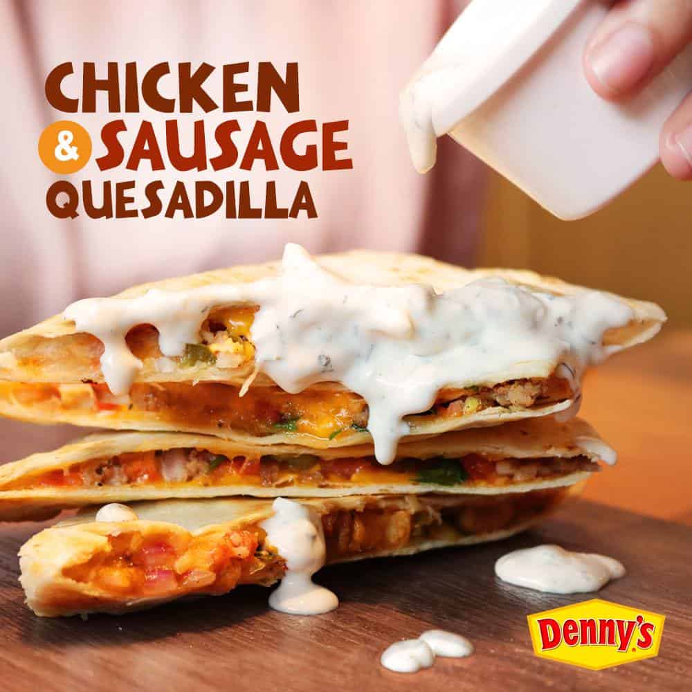 Chicken and Sausage Quesadilla