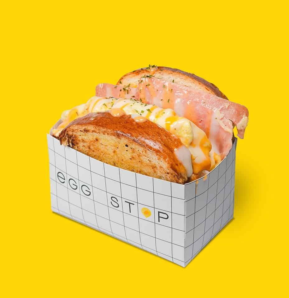 Bacon Egg Drop only at Egg Stop
