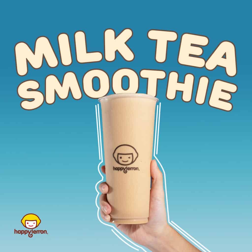 Milk tea just got better if it becomes a smoothie!