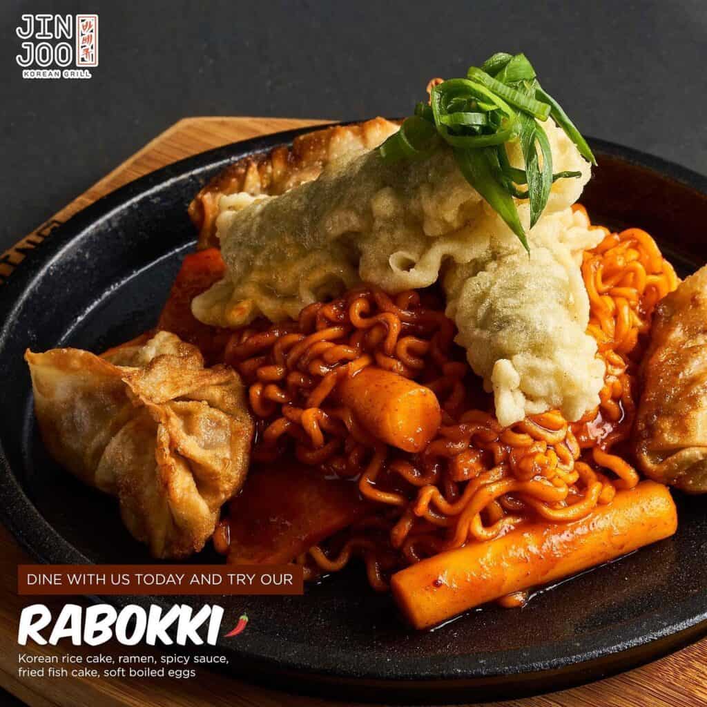 Jin Joo's Rabokki dish