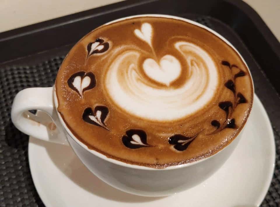 Comforting Gregorio Mochaccino and a beautiful latte art is captivating!
