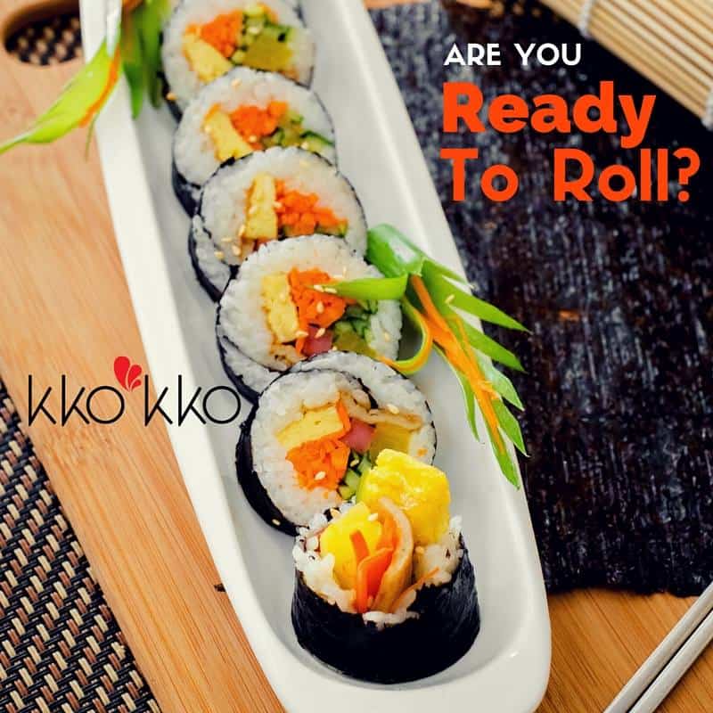 Korean Kimbap available in Kko Kko's menu