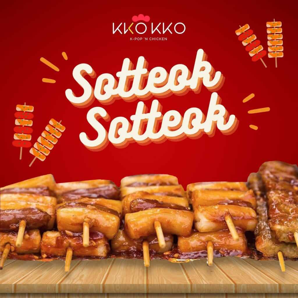 Sotteok Sotteok menu in Kko Kko