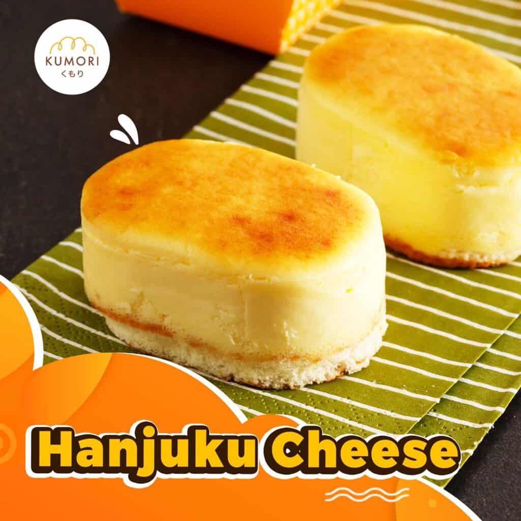 Kumori's best-selling item is the Hanjuku Cheese