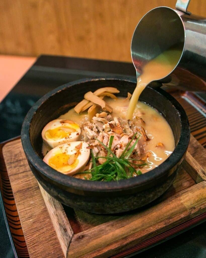 Don't miss to taste this in their Sizzling Pulled Chasu Garlic Miso Ramen.