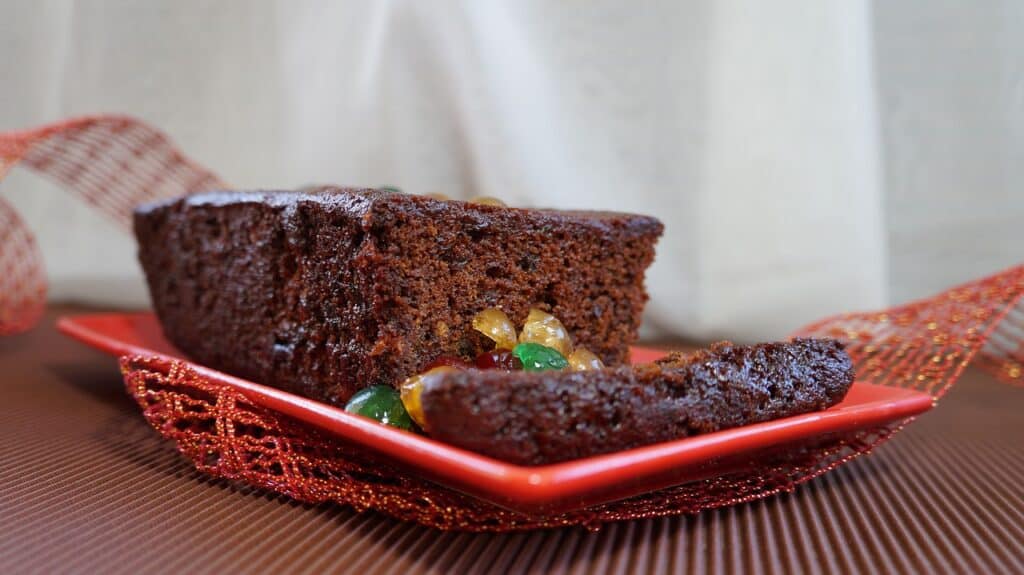 La Fiesta's traditional Fruit Cake in the Philippines