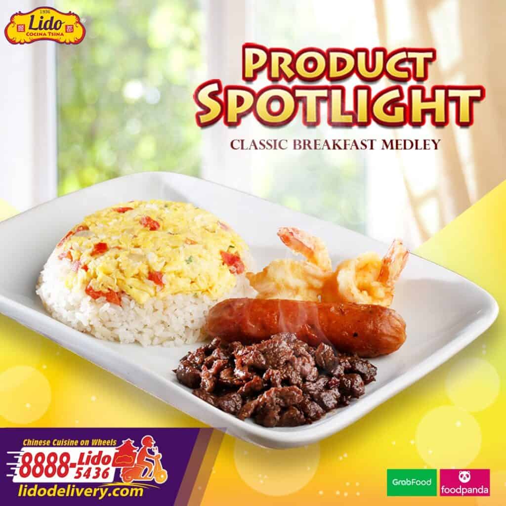 Breakfast like a King by Lido's Chinese Breakfast Medley.