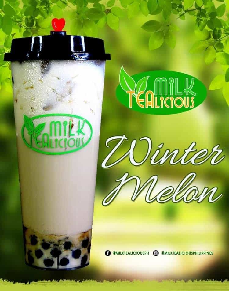 Have some refreshing Winter melon Milk tea at Milk Tealicious