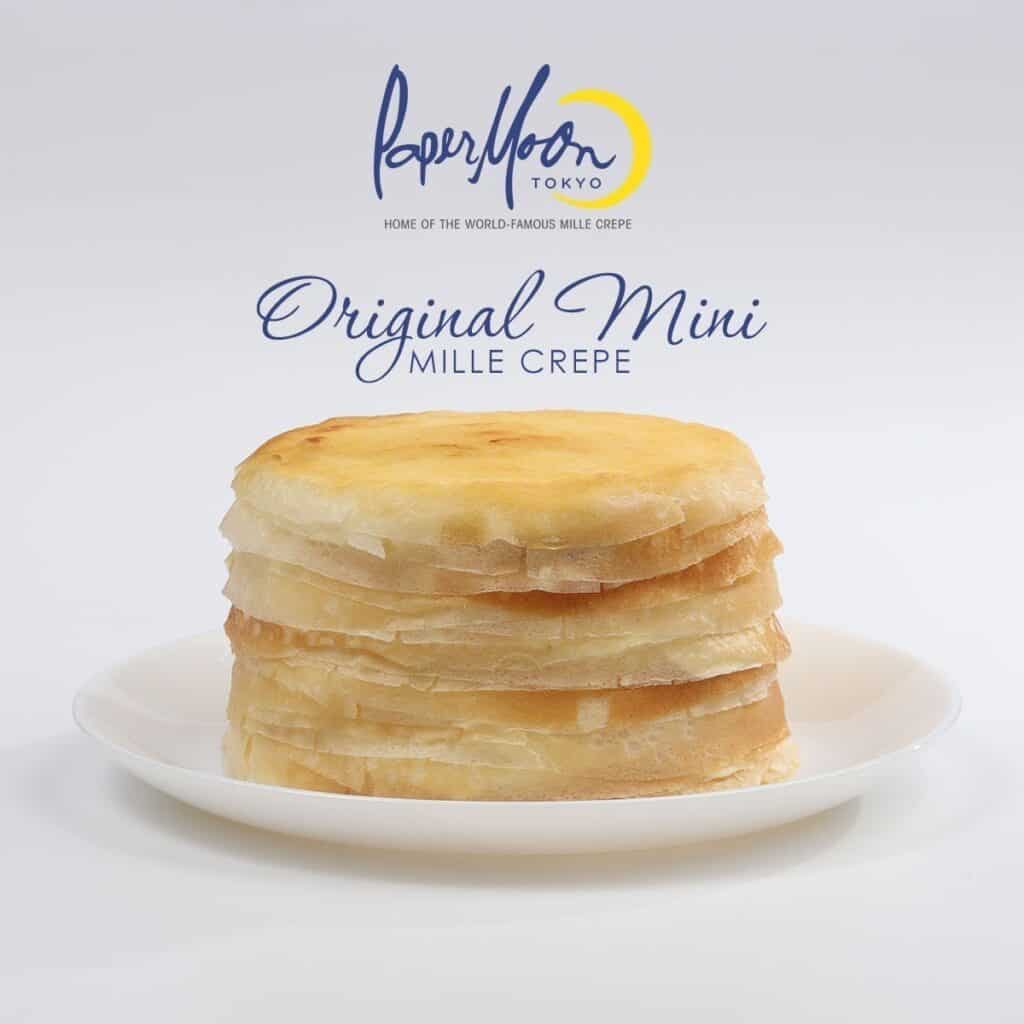 The Original Mille Crepe available in Paper Moon Cafe