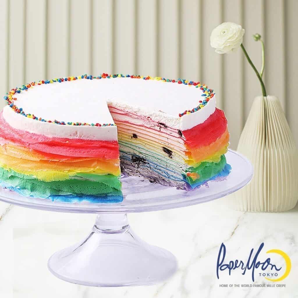 Colorful and yummy Rainbow Mille Crepe