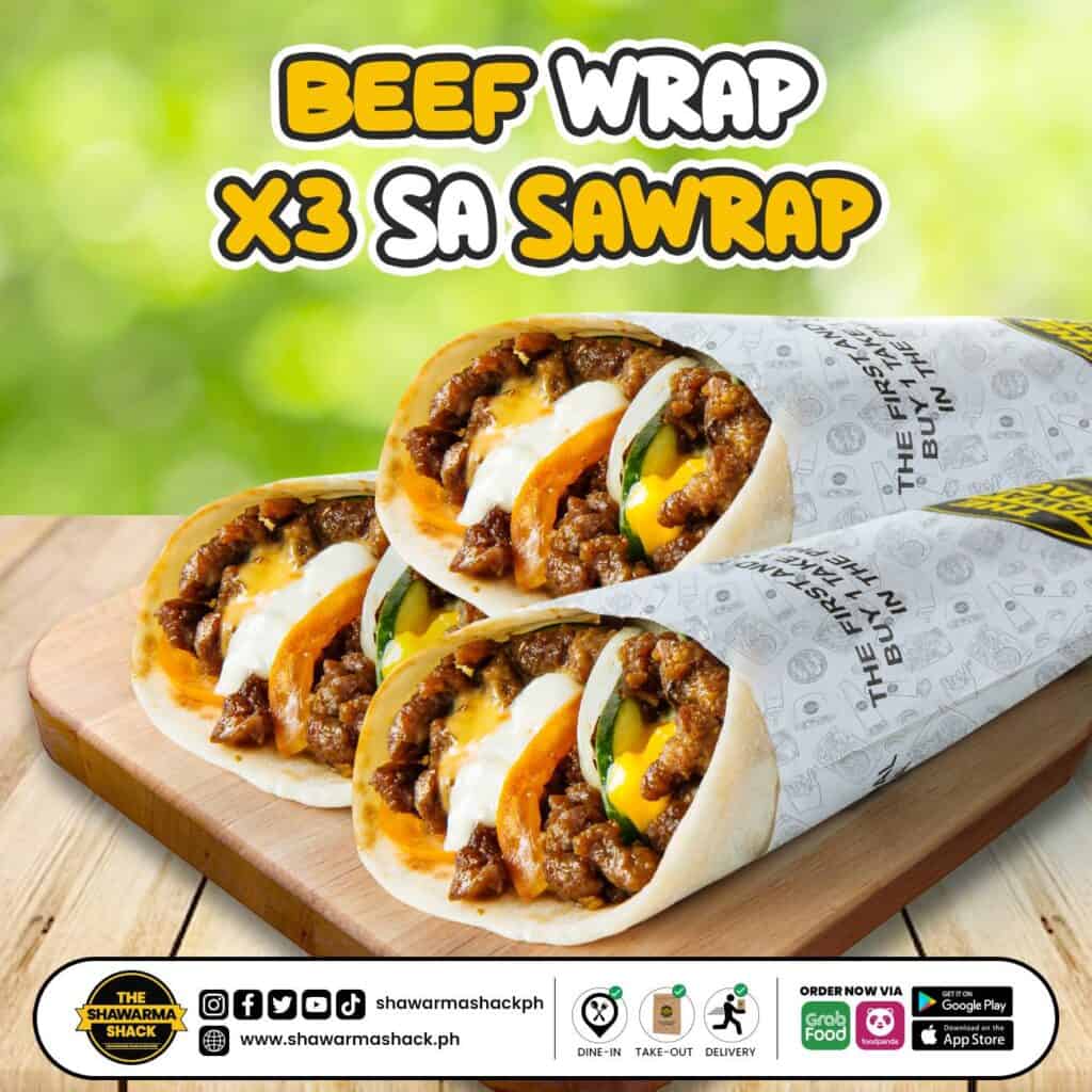 Best-selling Beef Shawarma