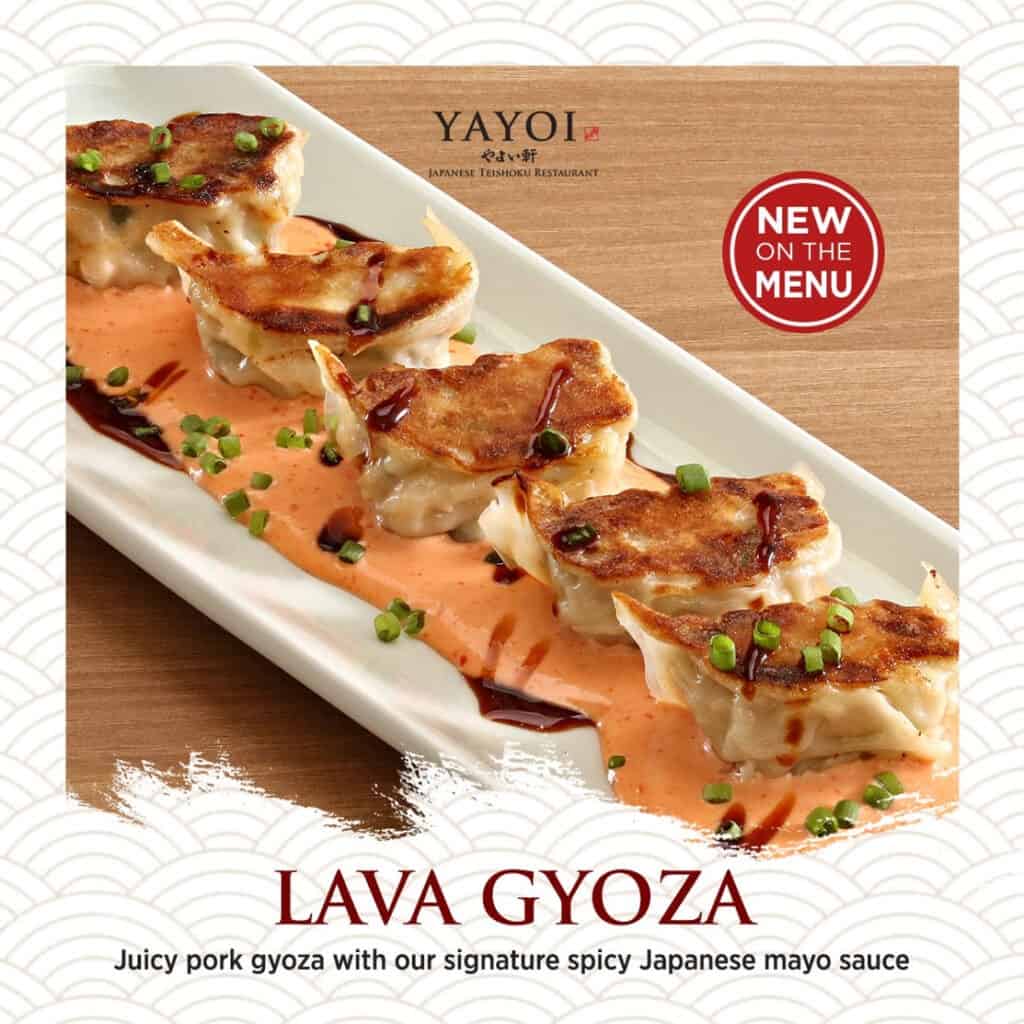 Try this new item on their menu which is Lava Gyoza