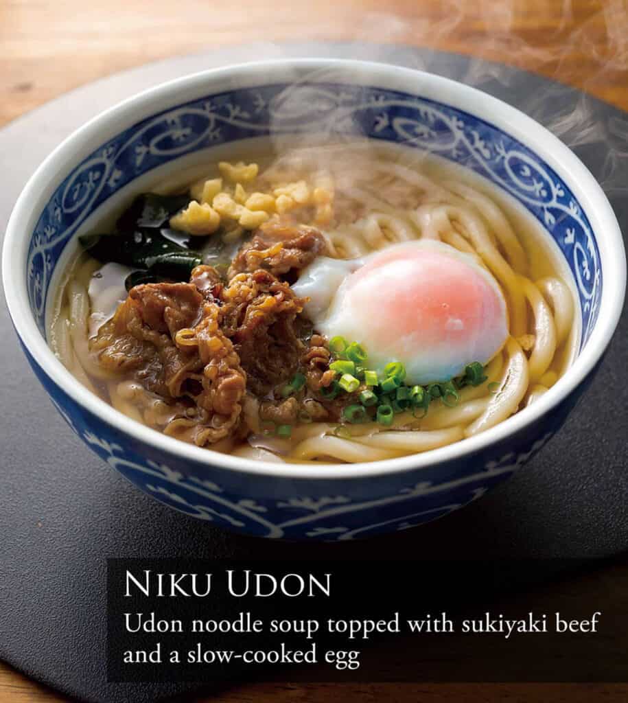 Niku Udon under their Noodles menu 
