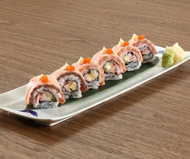 Salmon Roll available at Yayoi