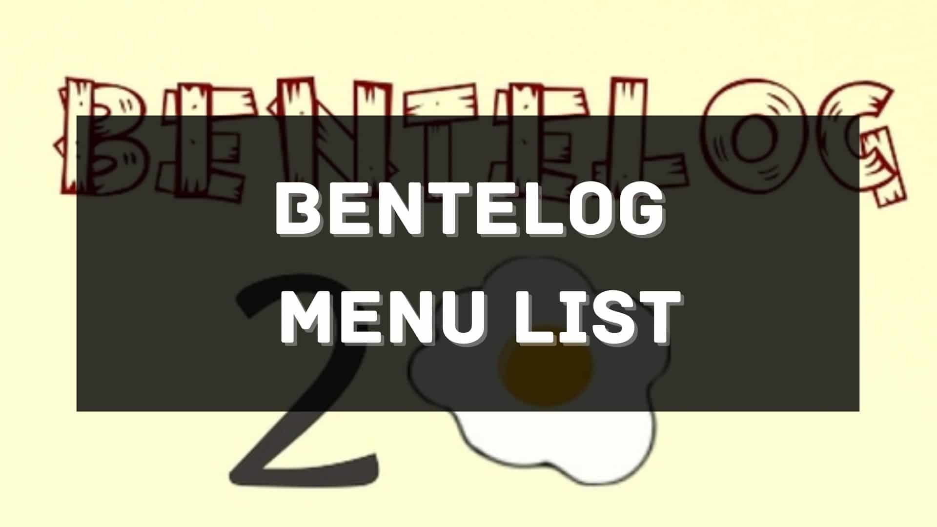 bentelog menu prices philippines