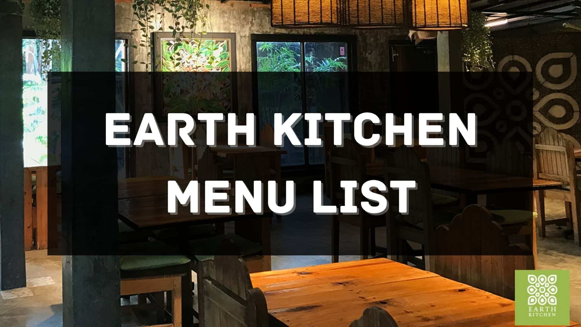 earth kitchen menu prices philippines