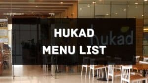 hukad menu prices philippines