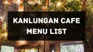 kanlungan cafe menu prices philippines