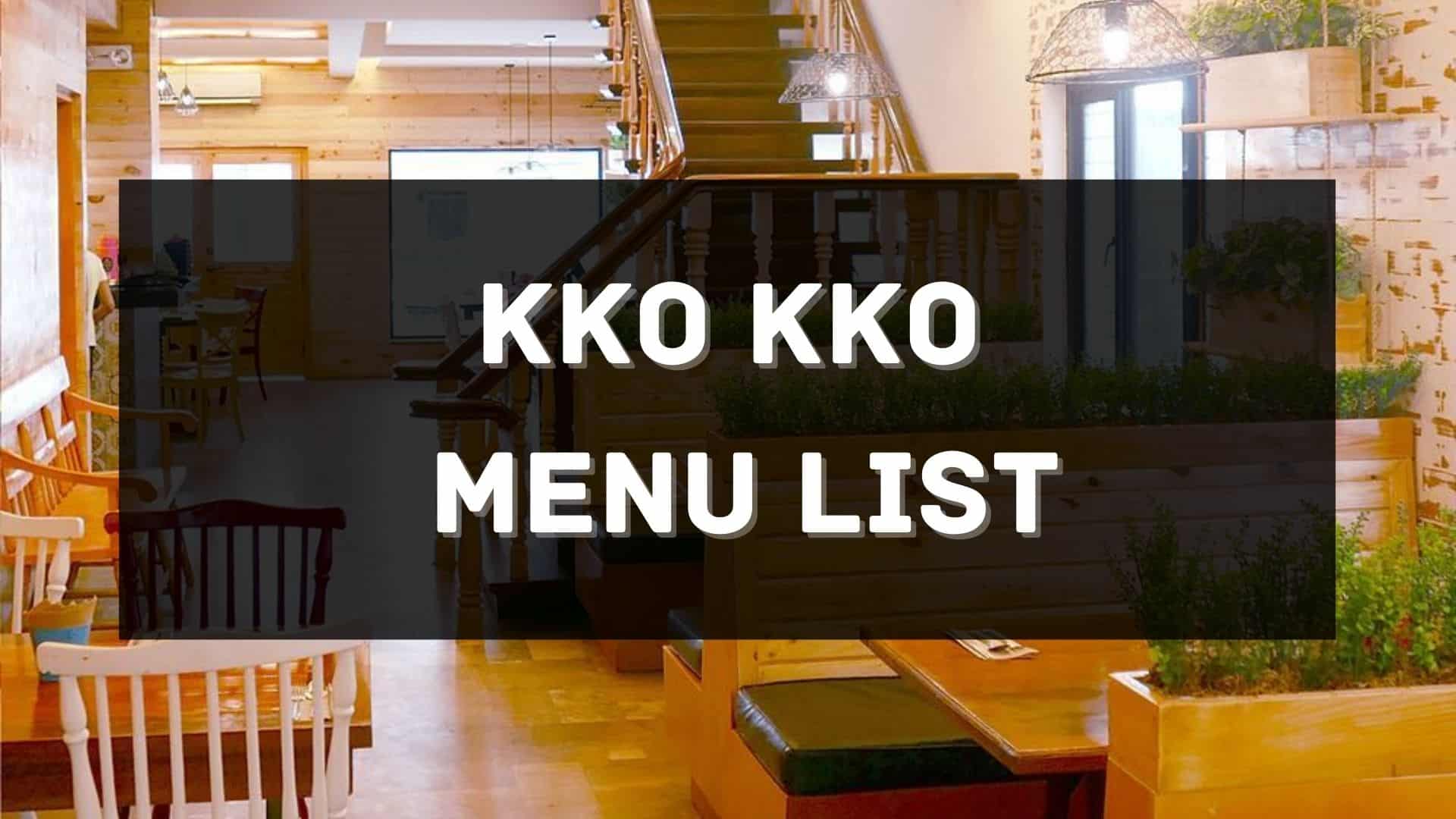 kko kko menu prices philippines