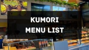 kumori menu prices philippines