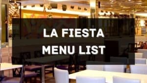 la fiesta menu prices philippines