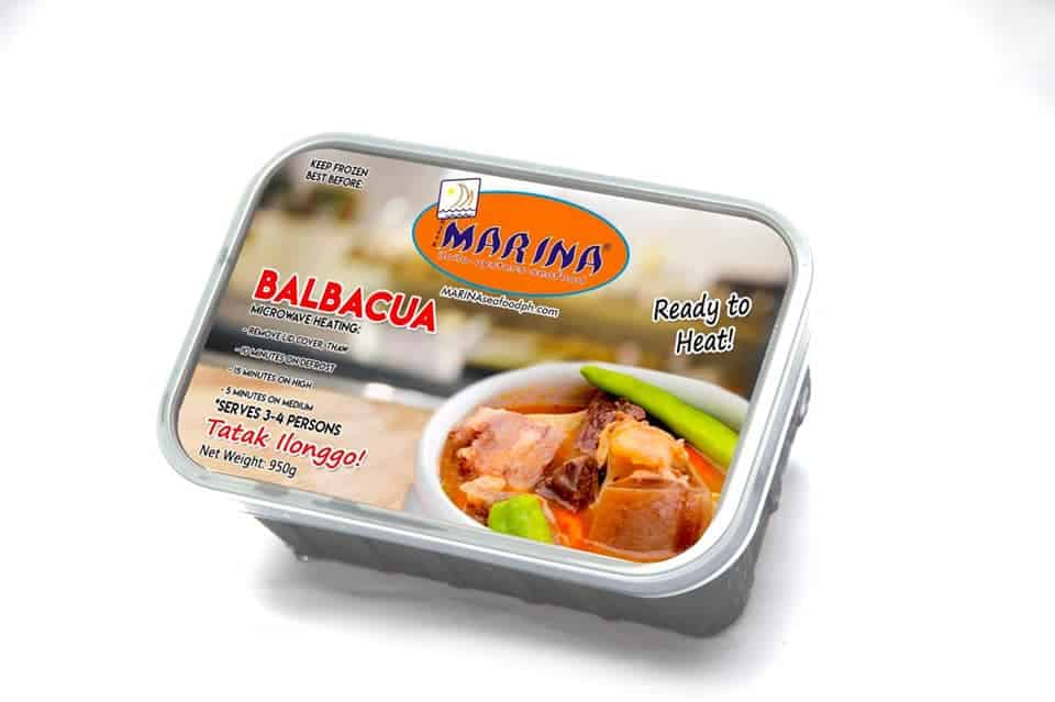 New food list menu ready to cook Balbacua