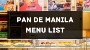 pan de manila menu prices philippines