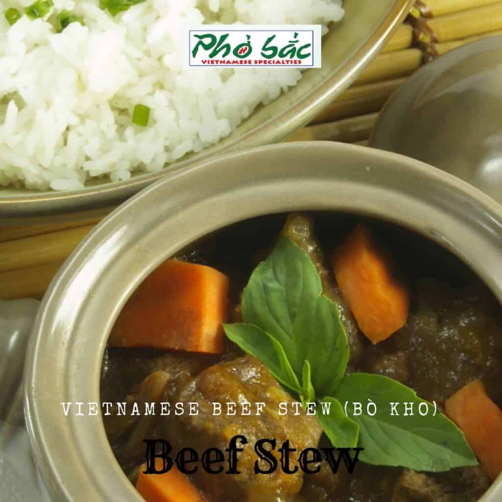 Vietnamese Beef Stew with Rice (Bo Kho)