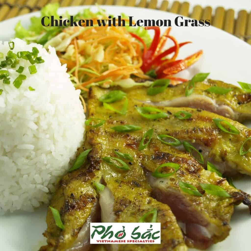 Chicken with lemon grass