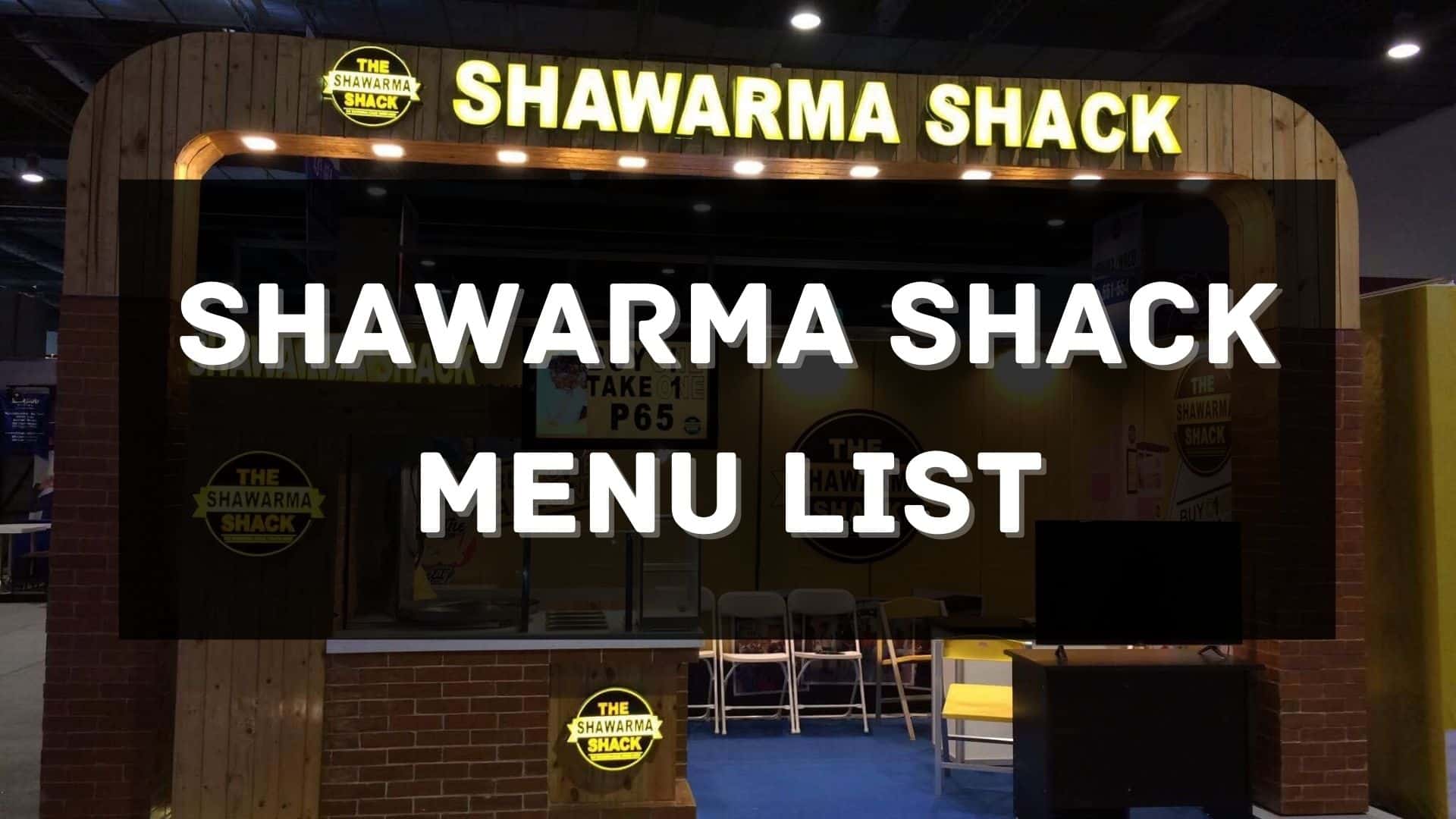shawarma shack menu prices philippines