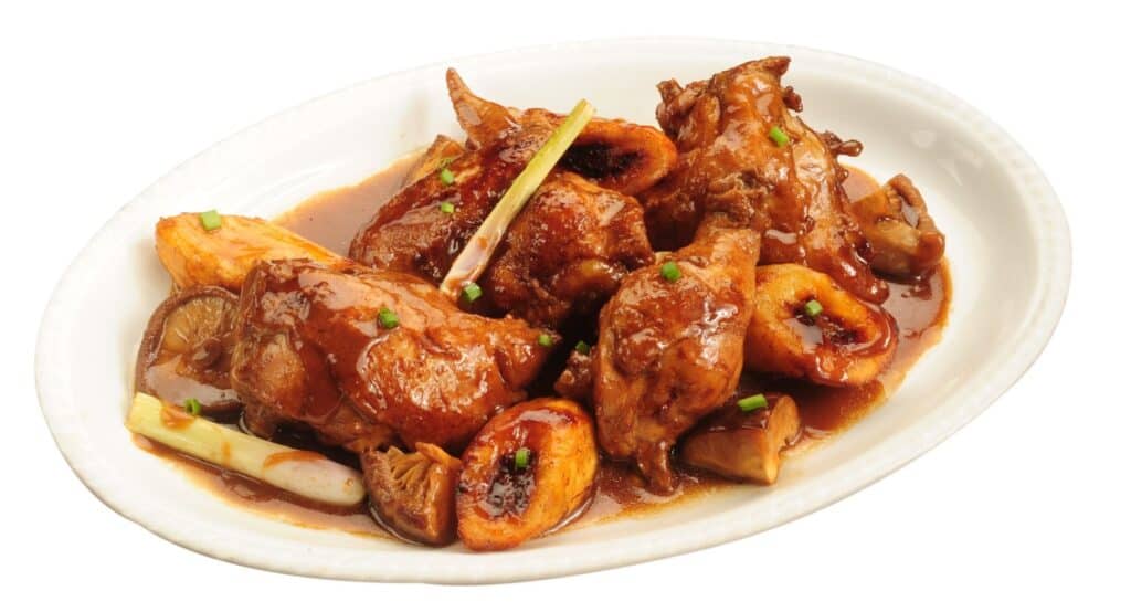 Abe Restaurant's best seller menu is the Chicken Adobado