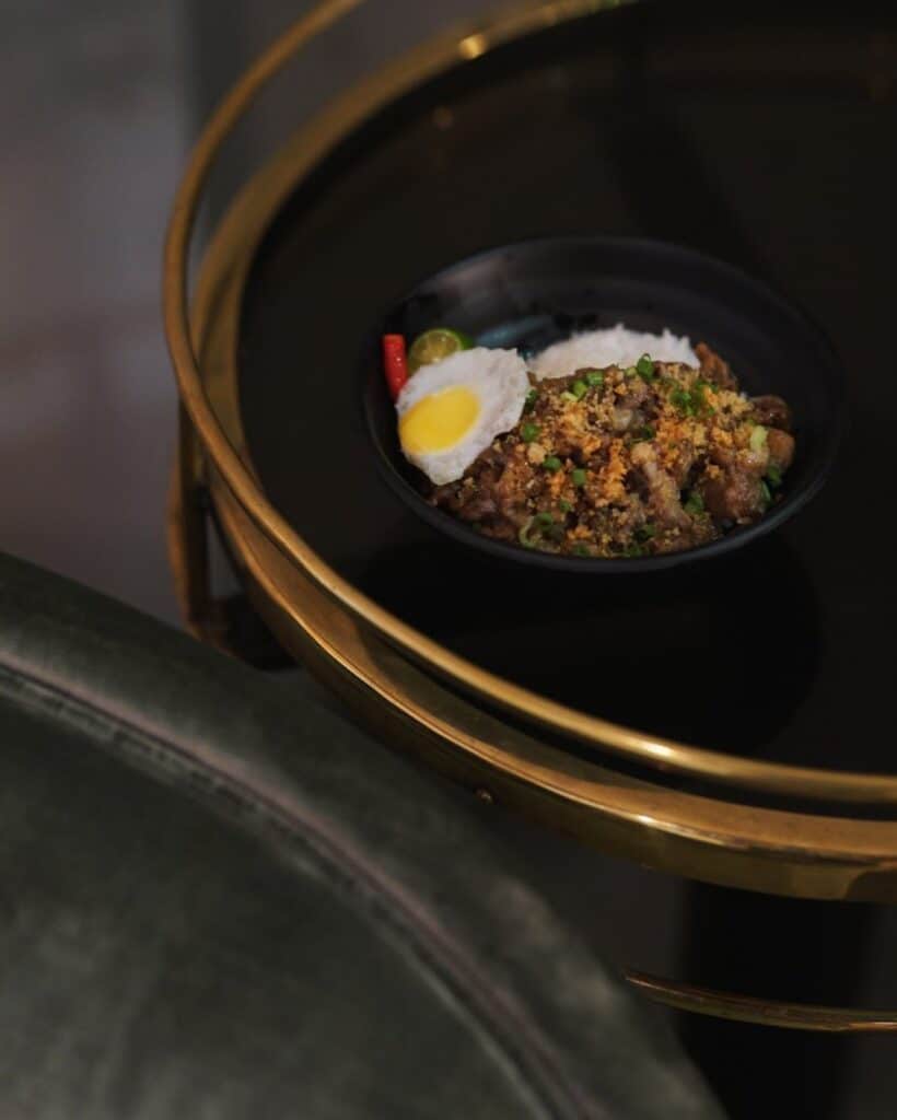 Not a drinker? Then try their Sisig Fried Rice