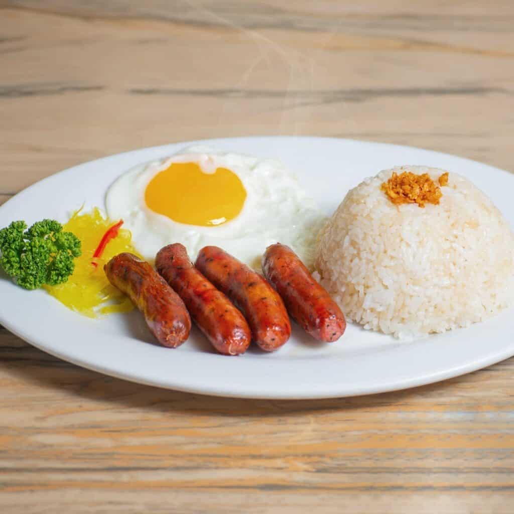 Longganisaang Lucban breakfast