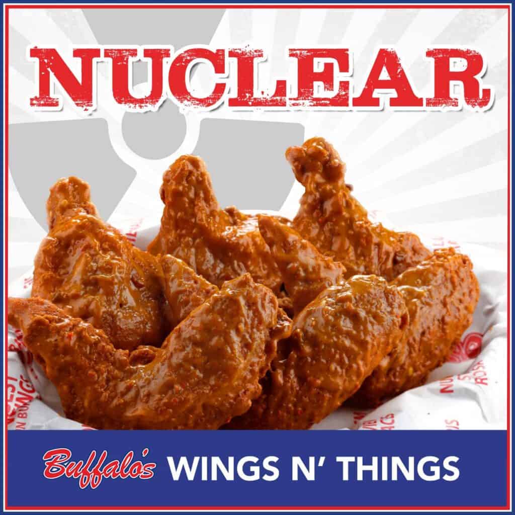 Champion Buffalo Wings in nuclear flavor 