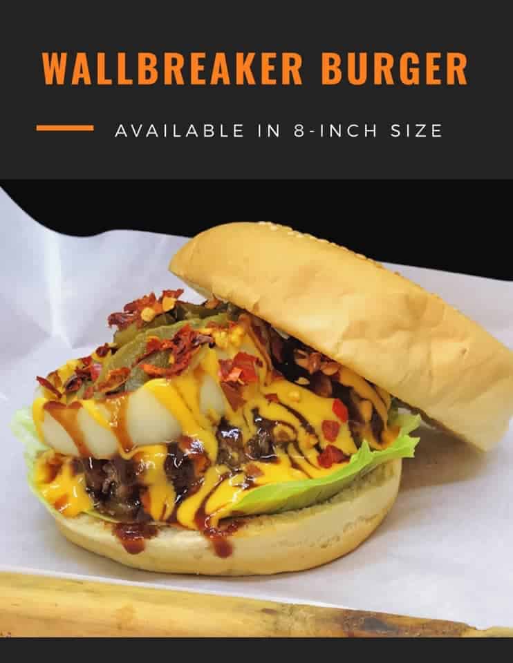 Wall breaker burger