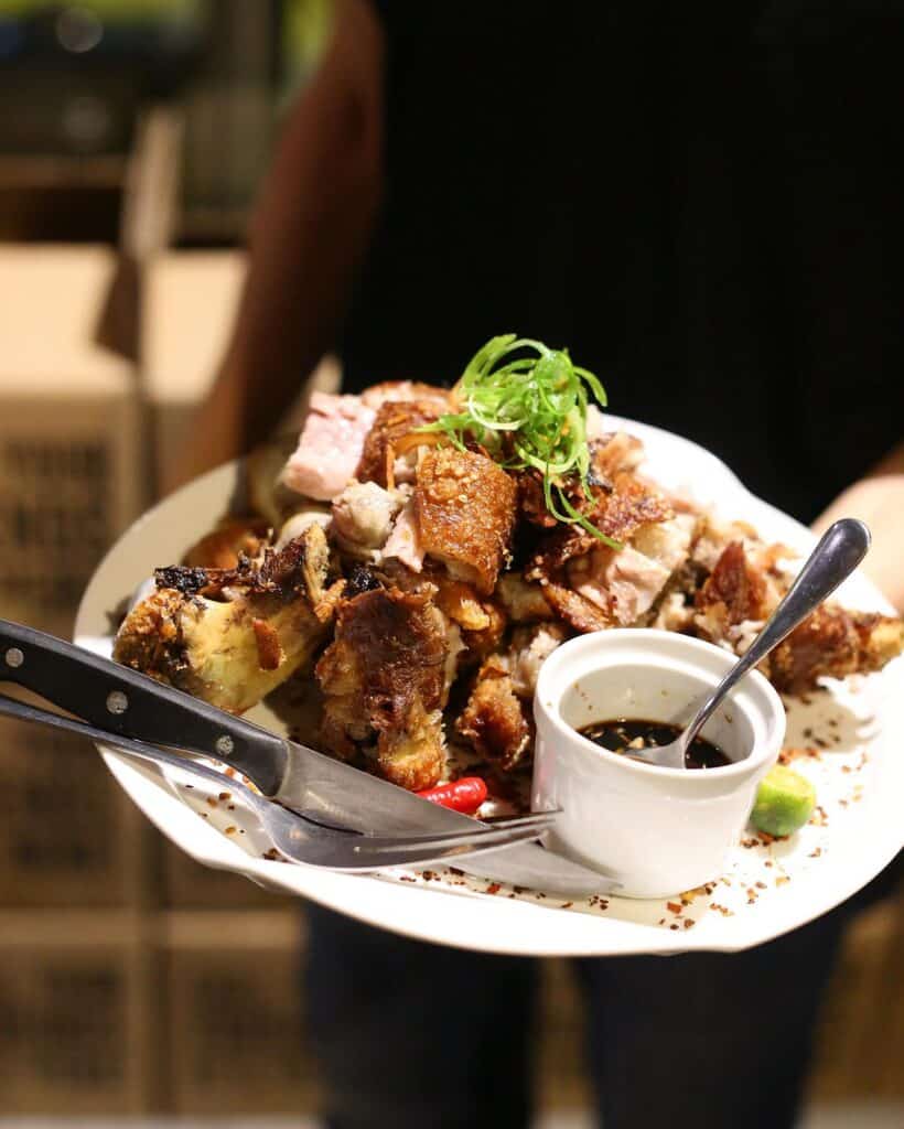 Perfect beer match is the Crispy pata