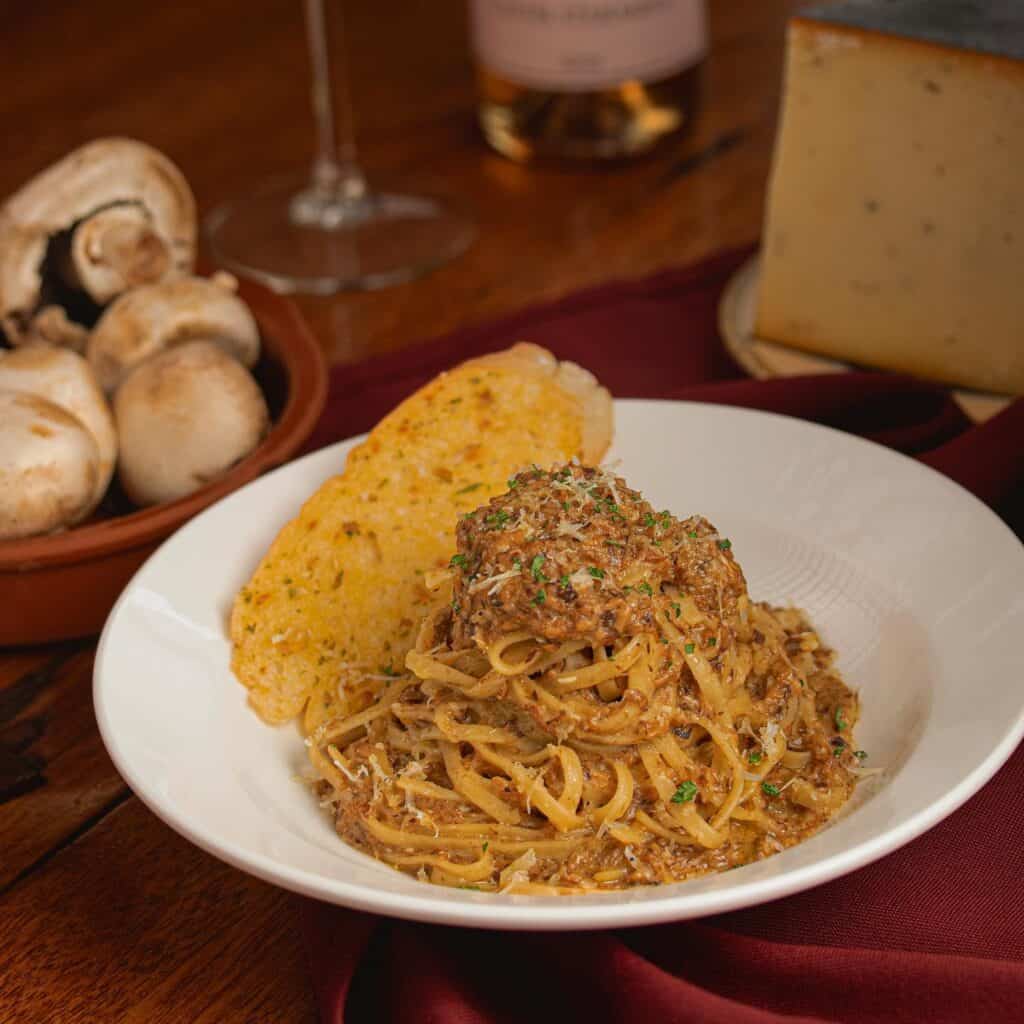 Truffle Mushroom pasta