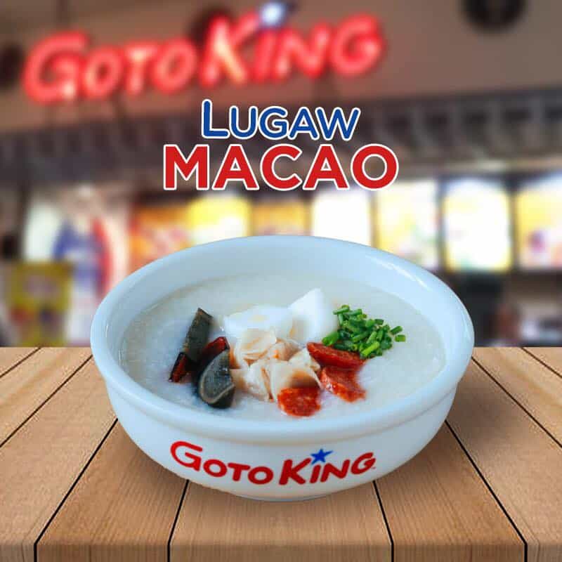 Lugaw Macao of Lugaw Varieties menu in Goto King