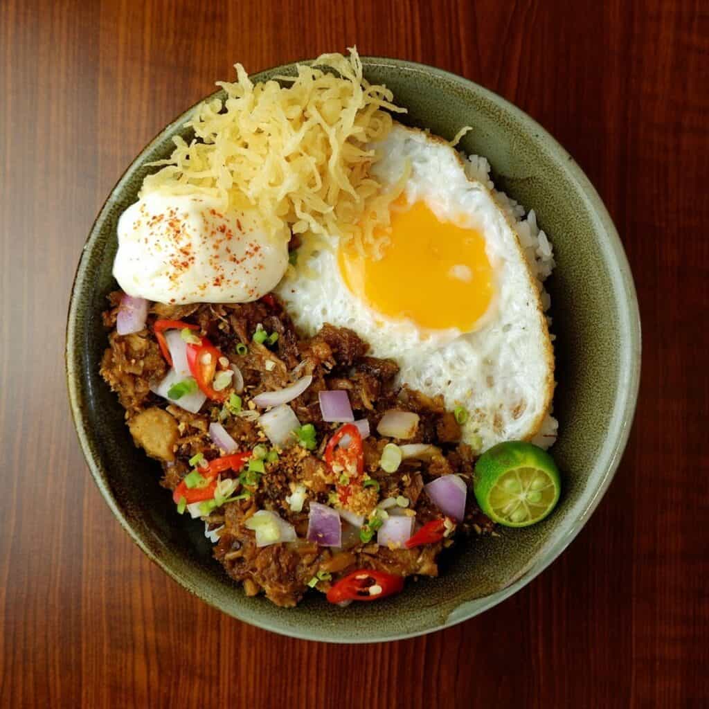 Sisig Chasyu rice bowl