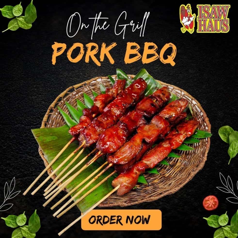 Pork BBQ in best seller menu of Isaw Haus