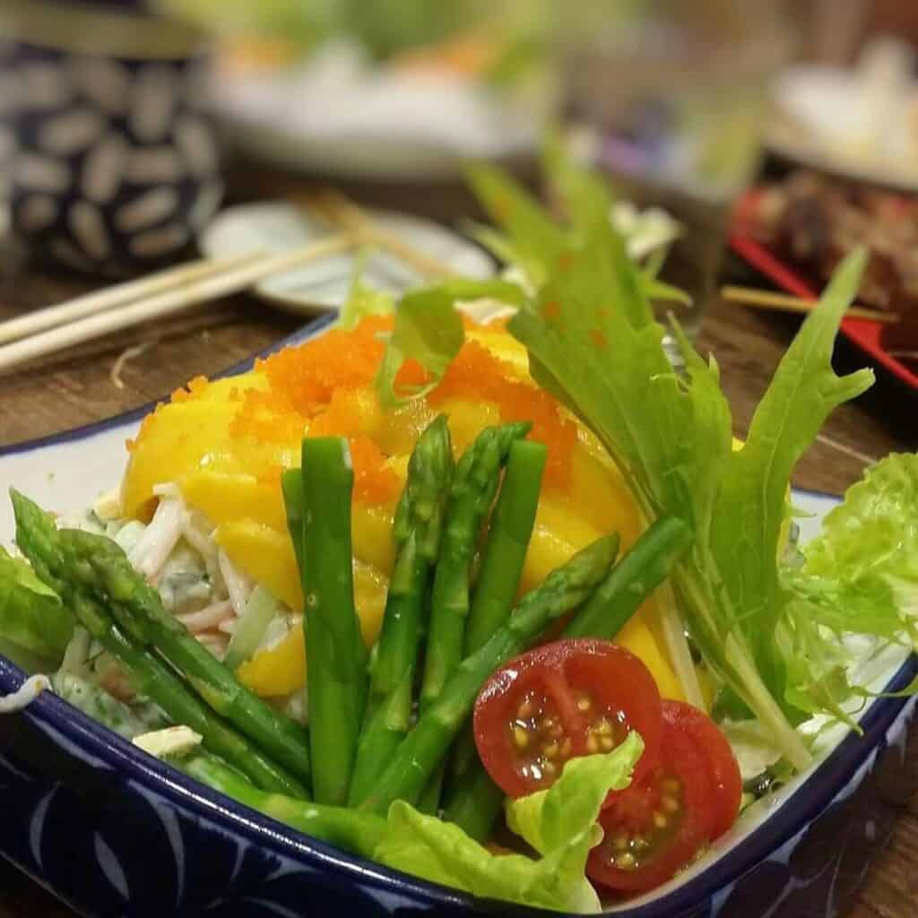 Kani Salad of Sunomono menu in Izakaya Kikufuji menu