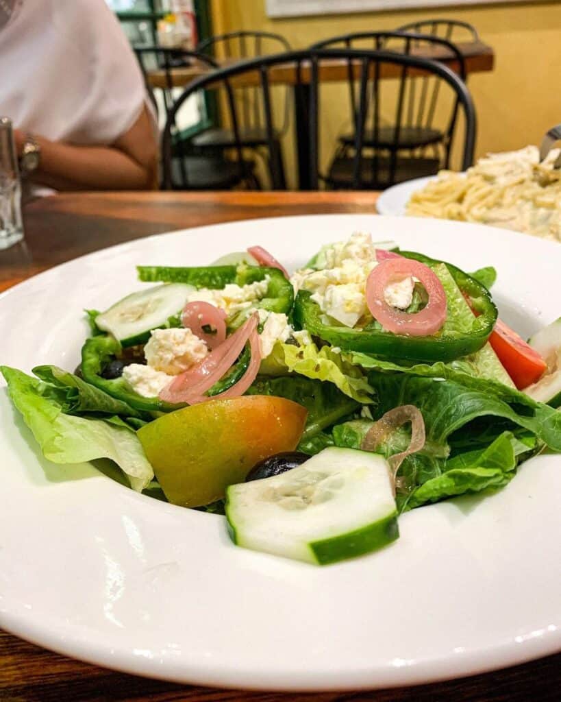 Greek Salad available in Mama Lou's insalate menu